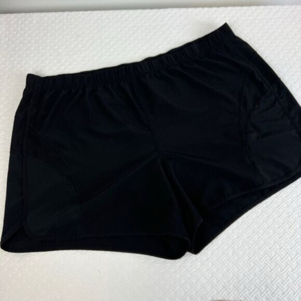 Joe Fresh Activewear Womens Size 2x Plus Black 3 inch  Inseam Athletic Shorts